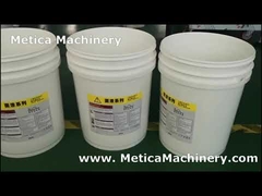 เครื่องติดฉลากภาชนะกลมอัตโนมัติสำหรับถังสี