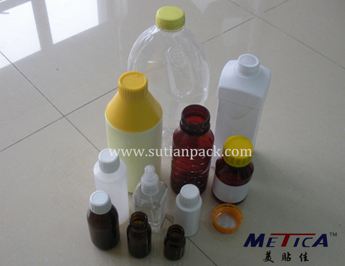 เครื่องปิดฝาขวดแก้วอัตโนมัติแบบโรตารี่ 2000bph
