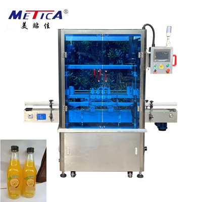 เครื่องบรรจุขวด PET พร้อมเครื่องบรรจุเครื่องดื่มปั๊ม Peristaltic