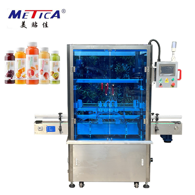 เครื่องบรรจุขวดน้ำผลไม้เชิงพาณิชย์ขนาด 1,000 มล. พร้อมเครื่องบรรจุเครื่องดื่มปั๊ม peristaltic