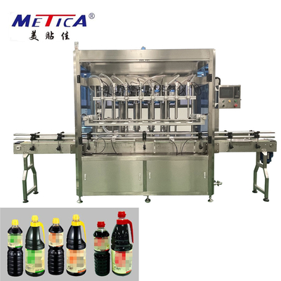 เครื่องบรรจุขวดซอสร้อนอัตโนมัติ PLC 2000bph