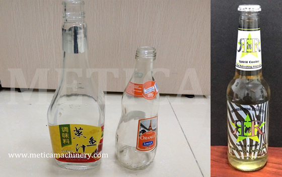 อัตโนมัติคอขวด อัตโนมัติเครื่องติดป้ายแม่นยําสําหรับการติดป้ายต่าง ๆ