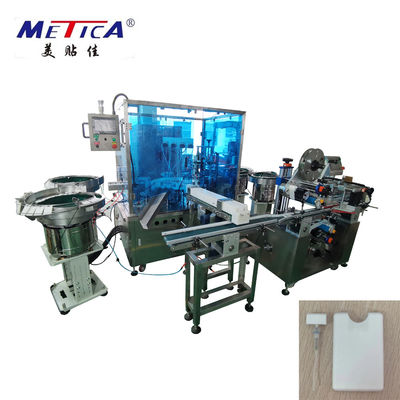 220V 2kw Monoblock เครื่องบรรจุและสูงสุดที่กำหนด Hand Sanitizer Filling Line
